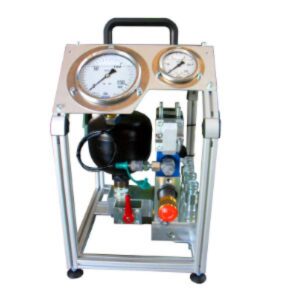 Portable system for safety valves test