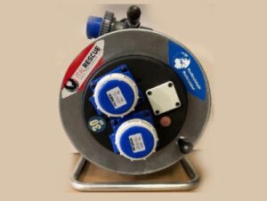 Metal cable reel 25 mt.3x2.5 H07RN-F 2pr.CEE