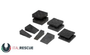 Set of 10 pieces flat shims and polyethylene wedges