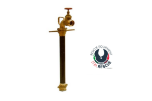 Single outlet gooseneck UNI45 x UNI45 with gate valve