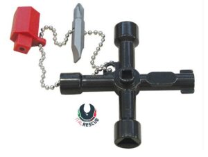 Cross wrench kit for enel-gas-elevator boxes