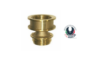 Swivel brass reduction F. x M