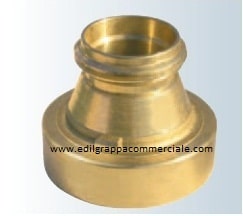 Fixed brass reduction F UNI70 x M UNI45