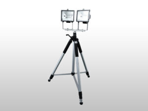 Metallic tripod for spotlights